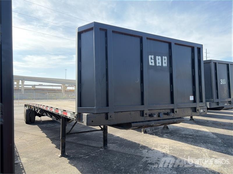 Transcraft 48 ft T/A Flatbed Trailer مقطوروات مسطحة/مفصلية الجوانب