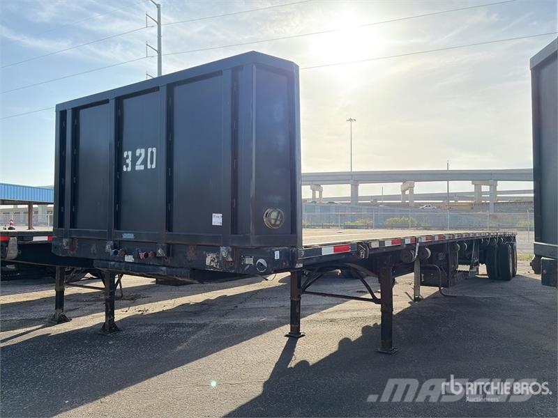 Transcraft 48 ft T/A Flatbed Trailer مقطوروات مسطحة/مفصلية الجوانب