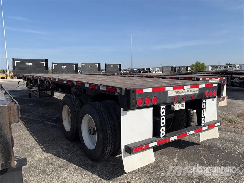 Transcraft 48 ft T/A Flatbed Trailer مقطوروات مسطحة/مفصلية الجوانب