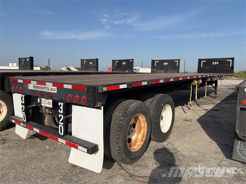 Transcraft 48 ft T/A Flatbed Trailer مقطوروات مسطحة/مفصلية الجوانب