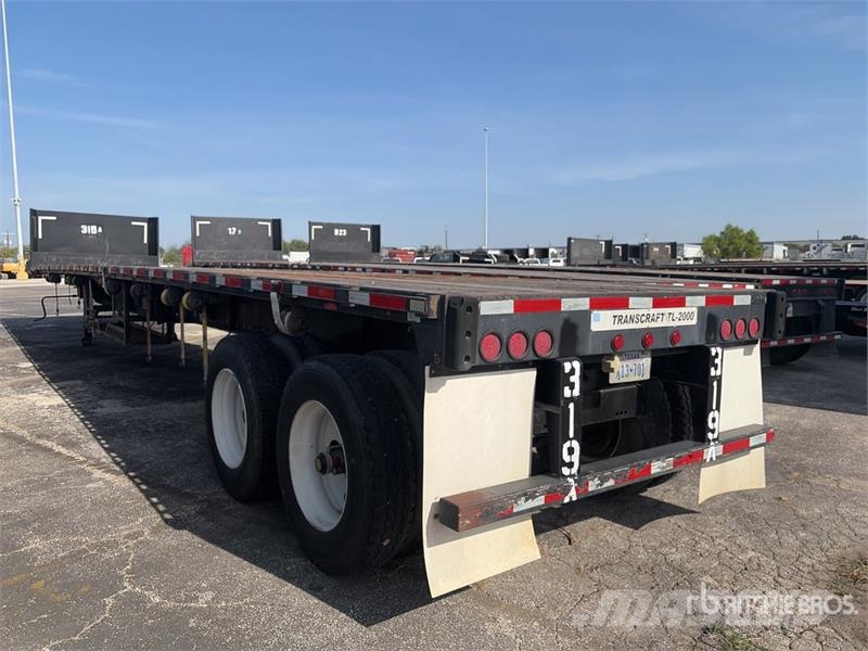 Transcraft 48 ft T/A Flatbed Trailer مقطوروات مسطحة/مفصلية الجوانب