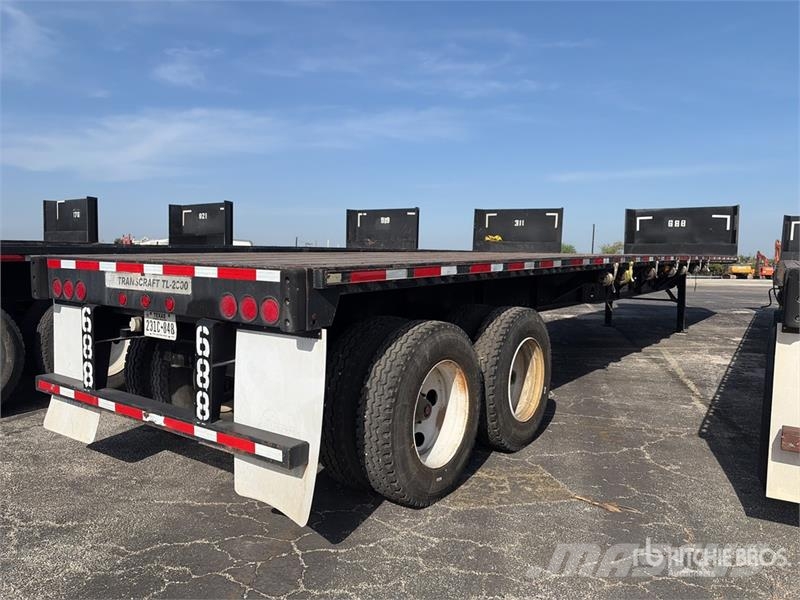 Transcraft 48 ft T/A Flatbed Trailer مقطوروات مسطحة/مفصلية الجوانب