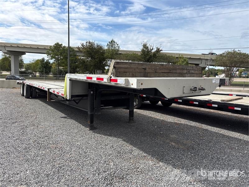 Transcraft FLD1TCM 53 ft T/A Spread Axle Step Deck Trailer 低架裝載車