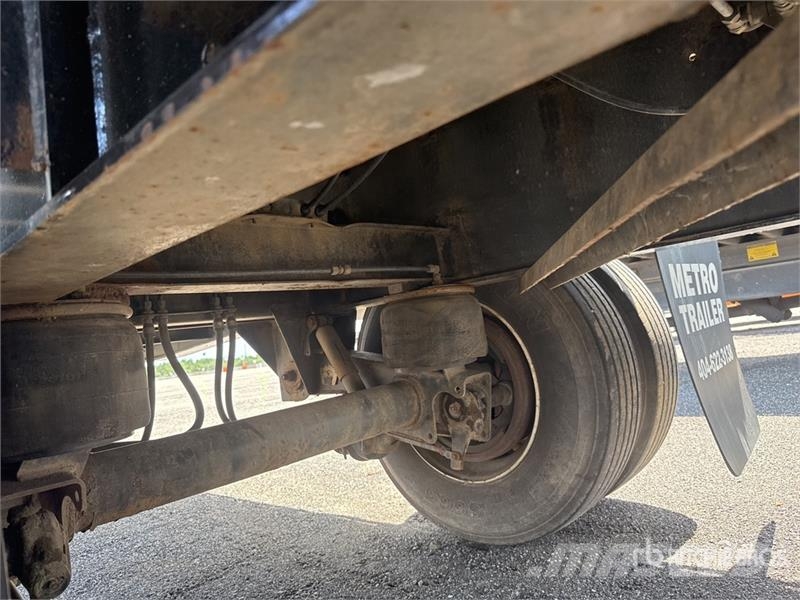 Transcraft L-2000H 48 ft T/A Spread Axle Flatbed Trailer Platformas/izkraušana no sāniem