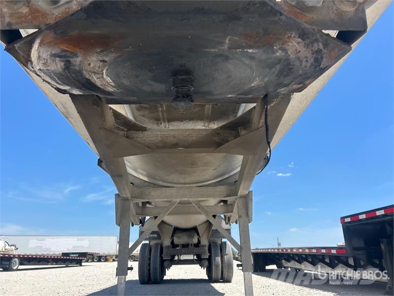 Travis 35 ft T/A Aluminum Frameless End Dump Trailer Savivartės priekabos