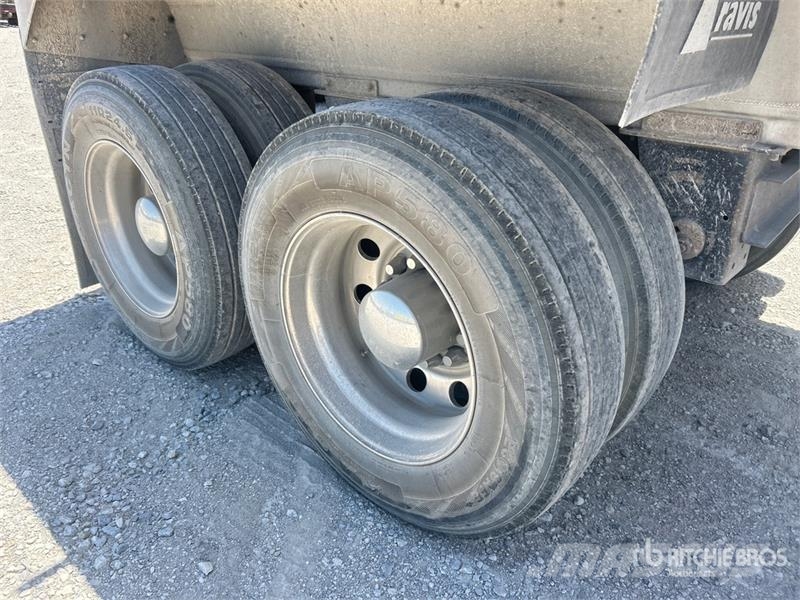 Travis 35 ft T/A Aluminum Frameless End Dump Trailer Savivartės priekabos