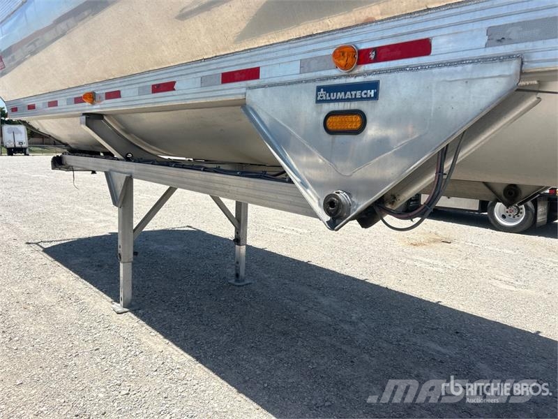 Travis 35 ft T/A Aluminum Frameless End Dump Trailer Savivartės priekabos