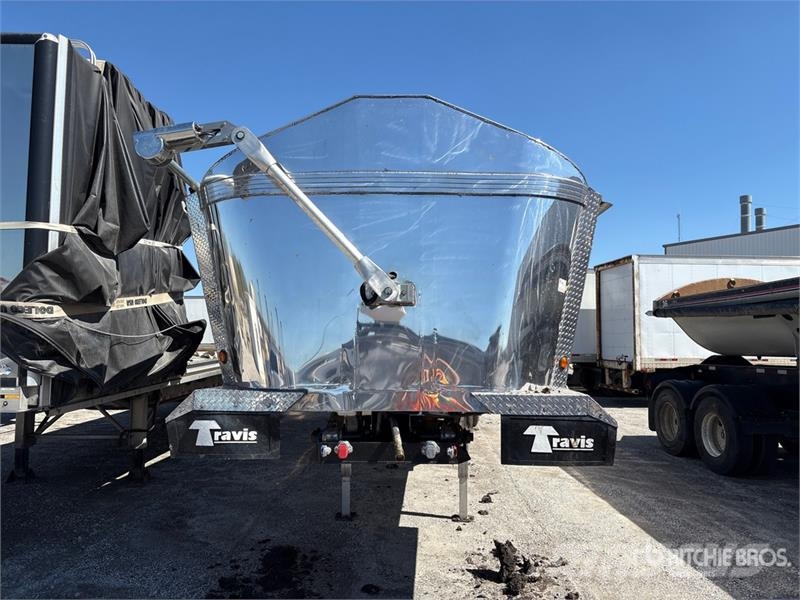 Travis 37 ft 6 in T/A Aluminum Quarter Frame End Dump Tra 티퍼 트레일러