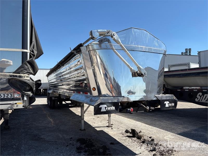Travis 37 ft 6 in T/A Aluminum Quarter Frame End Dump Tra Pašizgāzējs
