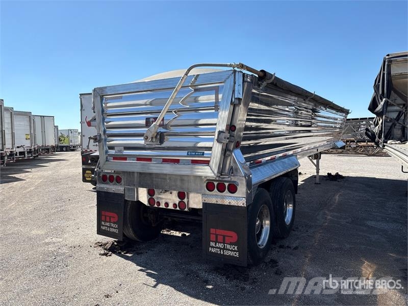 Travis 37 ft 6 in T/A Aluminum Quarter Frame End Dump Tra Pašizgāzējs
