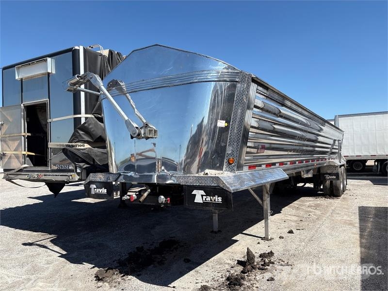 Travis 37 ft 6 in T/A Aluminum Quarter Frame End Dump Tra Pašizgāzējs