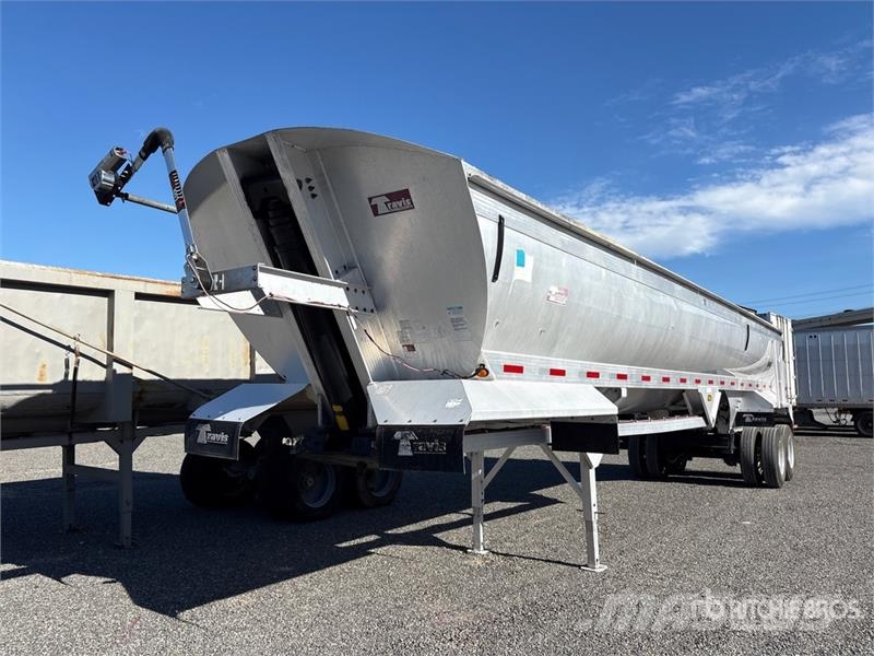 Travis S/97 39 ft T/A Aluminum End Dump Trailer Tipper trailers