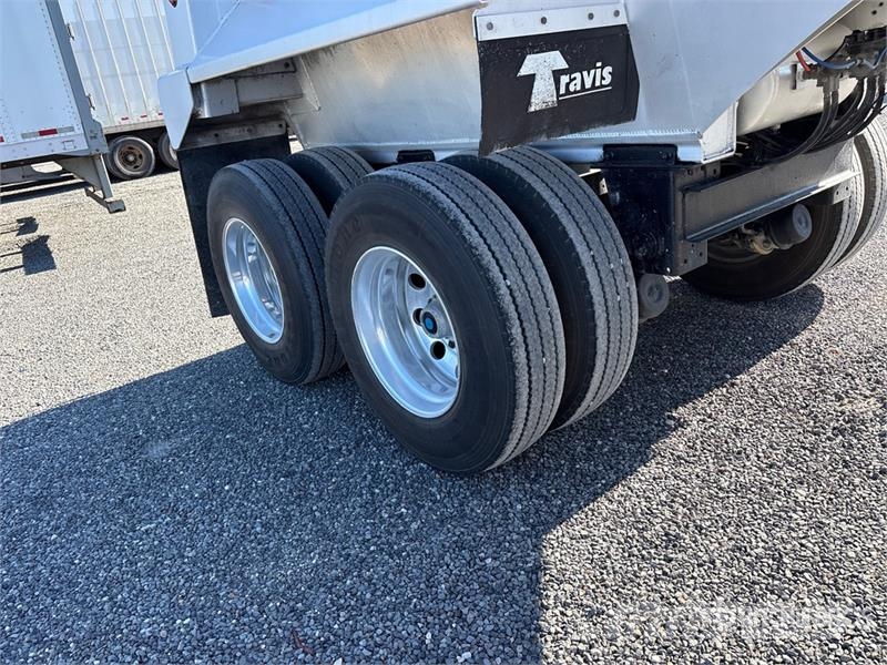 Travis S/97 39 ft T/A Aluminum End Dump Trailer Tipper trailers