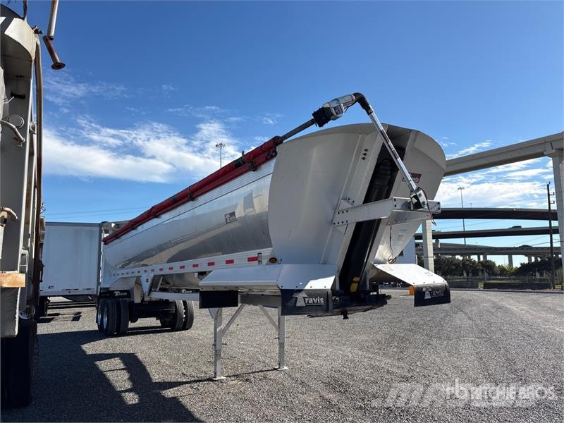 Travis S/97 39 ft T/A Aluminum End Dump Trailer Tipper trailers