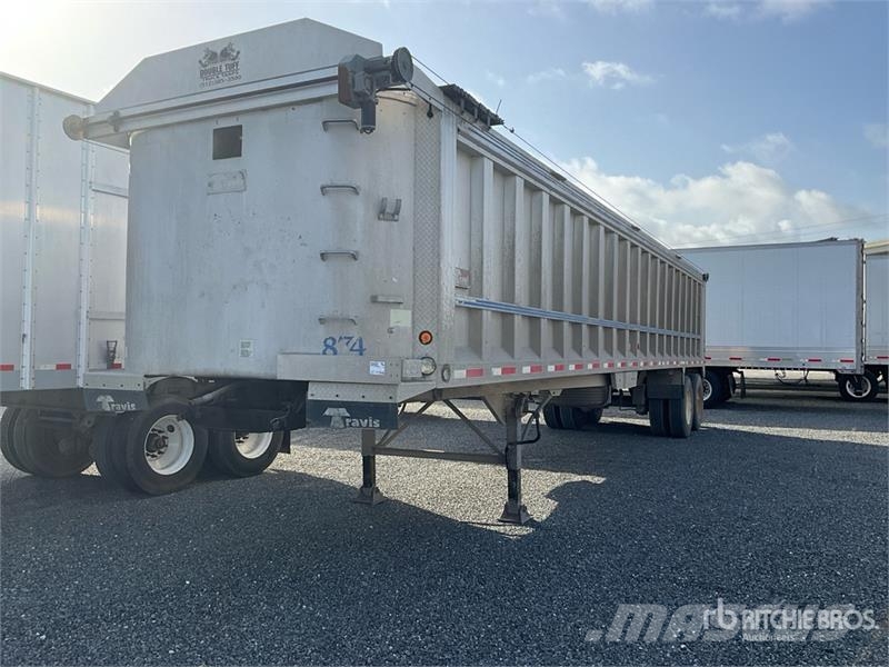 Travis T/A Aluminum Frameless End Dump Trailer Sora- ja kippiperävaunut
