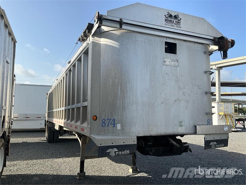 Travis T/A Aluminum Frameless End Dump Trailer Sora- ja kippiperävaunut