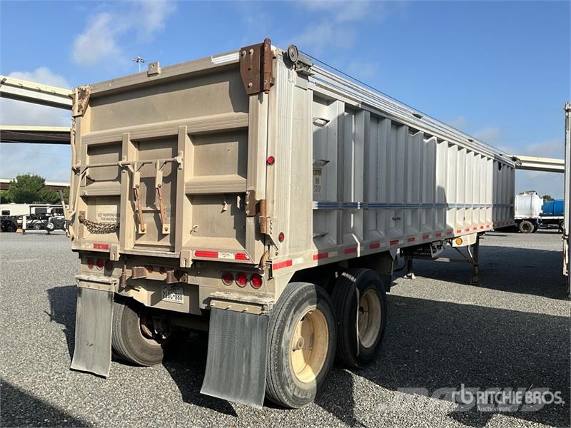 Travis T/A Aluminum Frameless End Dump Trailer Sora- ja kippiperävaunut