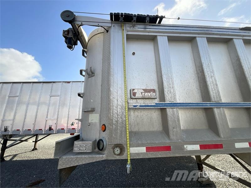 Travis T/A Aluminum Frameless End Dump Trailer Sora- ja kippiperävaunut