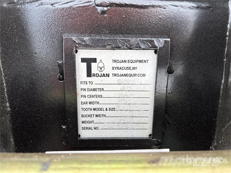 Trojan 12 in Digging Excavator Bucket - Fits 45mm Cat 305 دلاء