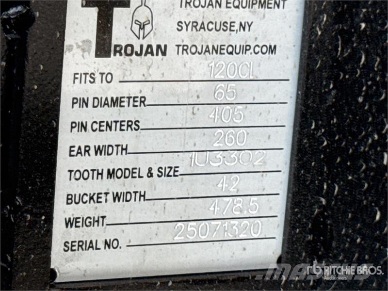 Trojan 36 in Digging Excavator Bucket - Fits 65mm Cat 311 Bakken