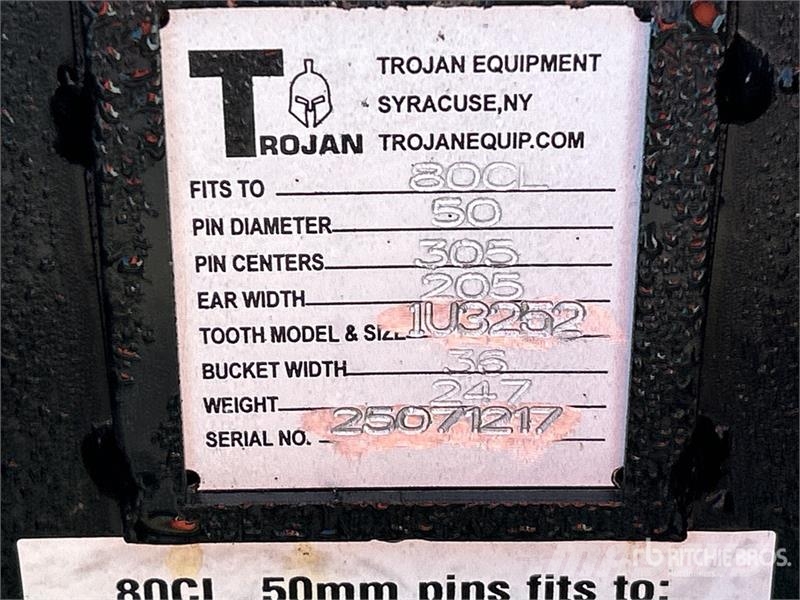 Trojan 36 in Digging Excavator Bucket - Fits 50mm Cat 307 Baldes