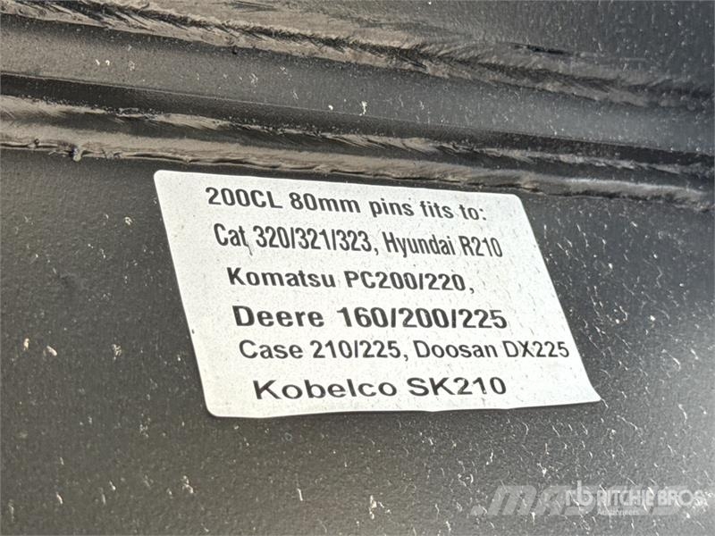 Trojan 42 in Digging Excavator Bucket - Fits 80mm (Unused Bakken