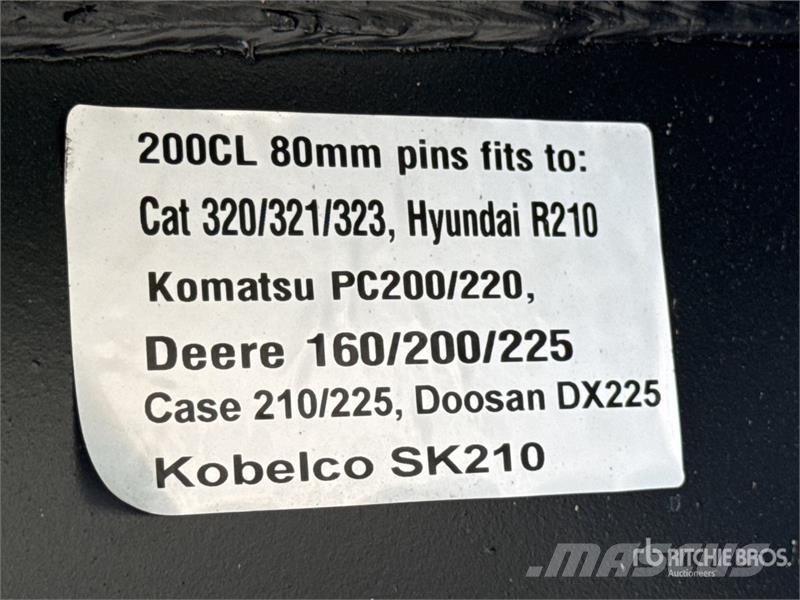 Trojan 42 in Digging Excavator Bucket - Fits 80mm (Unused Kovalar