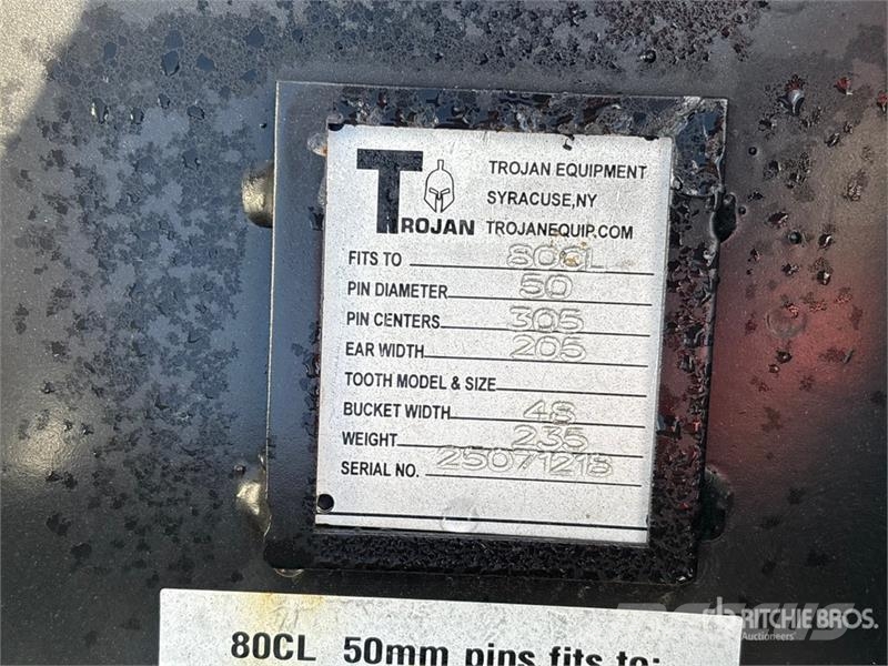 Trojan 48 in Excavator Bucket - Fits Cat 307/308, Komatsu Baldes
