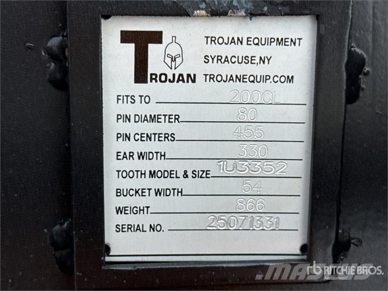 Trojan 54 in Digging Excavator Bucket - Fits 80mm Cat 320 Kovalar