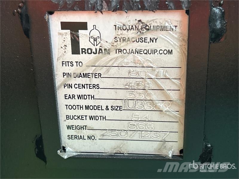 Trojan 54 in Digging Excavator Bucket - Fits Cat 320/321/ دلاء