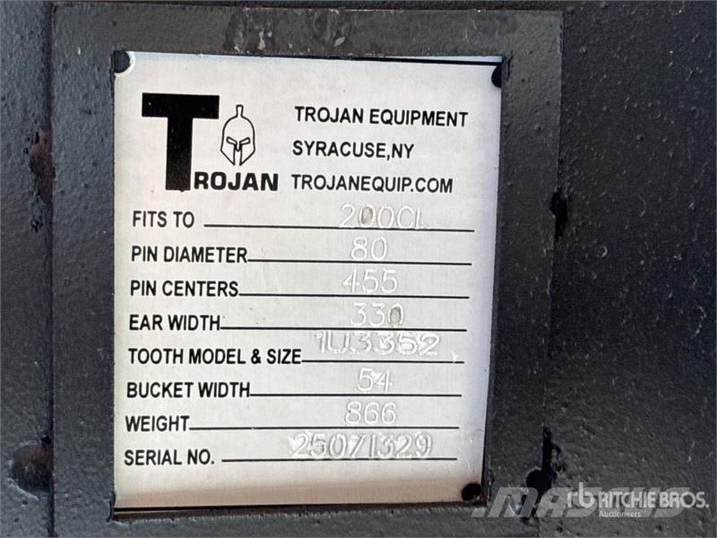 Trojan 54 in Digging Excavator Bucket - Fits 80mm Cat 320 Kovalar