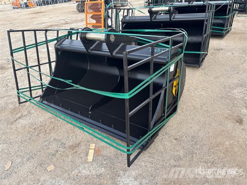 Trojan 72 in Cleanup Excavator Bucket - Fits 80mm Cat 320 Kauhat