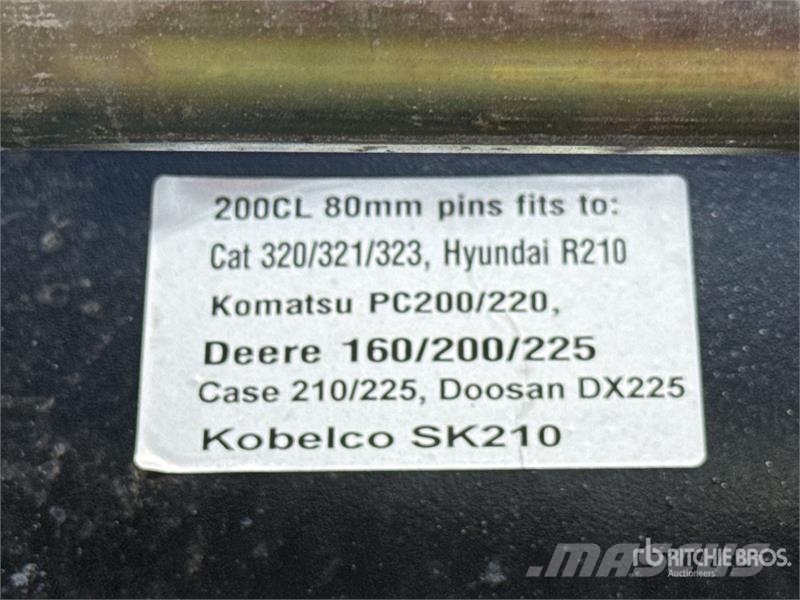 Trojan 72 in Cleanup Excavator Bucket - Fits 80mm Cat 320 Kovalar