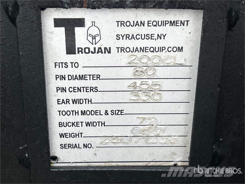 Trojan 72 in Ditching Excavator Bucket - Fits Cat 320/321 دلاء