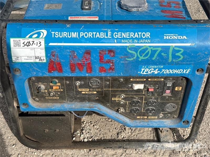 Tsurumi 6.8 kVA Generator Set Dizel generatori
