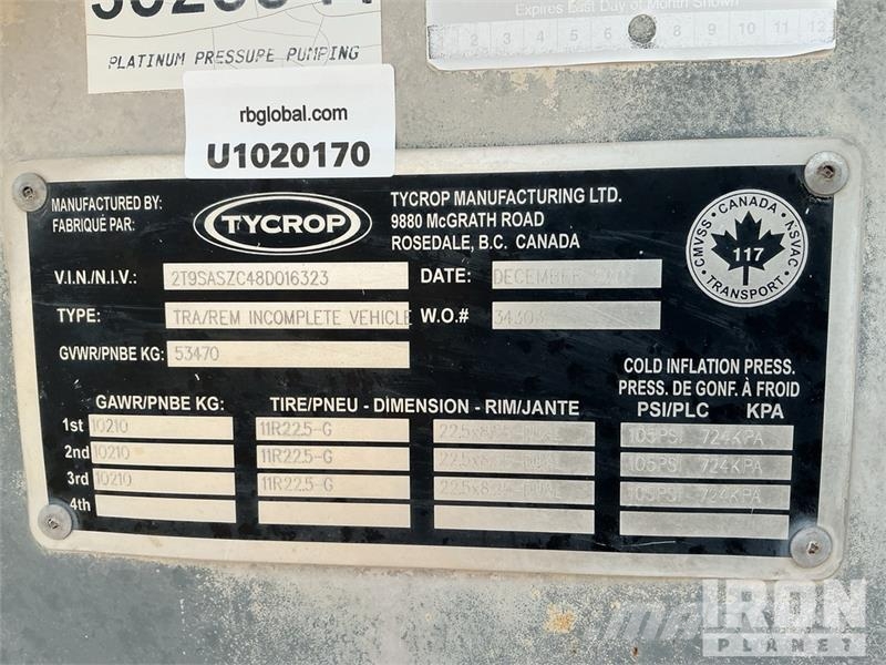Ty-Crop Tri/A 48 ft Lowboy Trailer Низкорамные прицепы