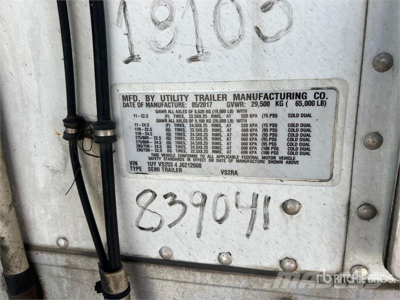 Utility 3000R 온도 조절식 세미 트레일러