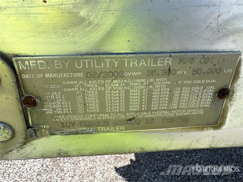 Utility 48 ft T/A Flatbed Trailer Pritschenanhänger