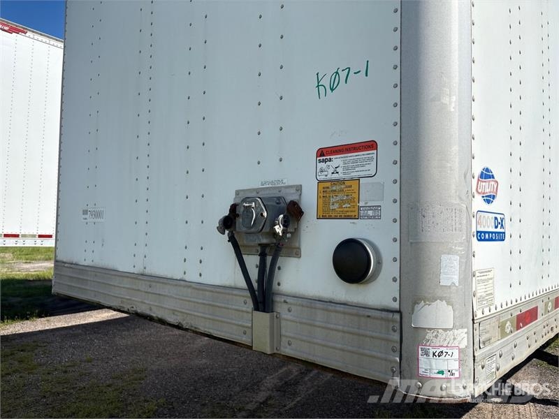 Utility 53 ft x 102 in T/A Van Trailer Sanduk prikolice