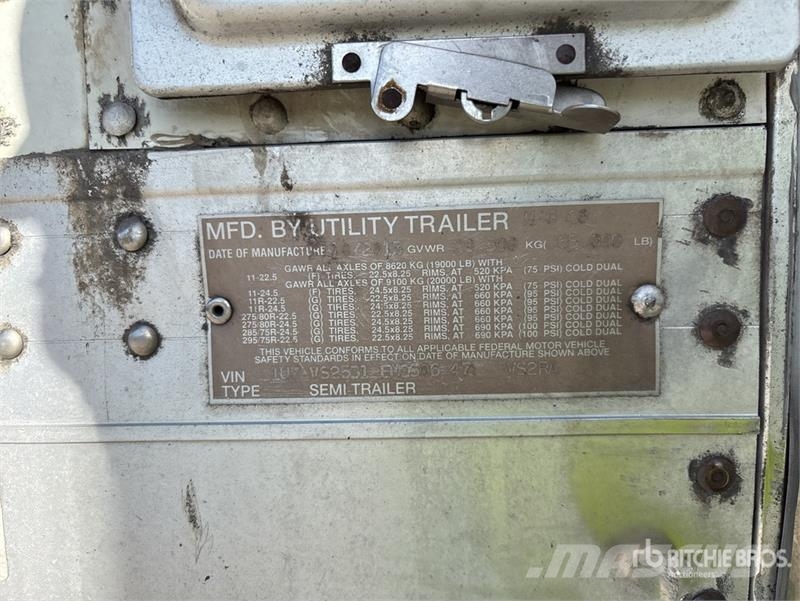 Utility 53 ft x 102 in T/A Refrigerated Trailer Semi remorque frigorifique