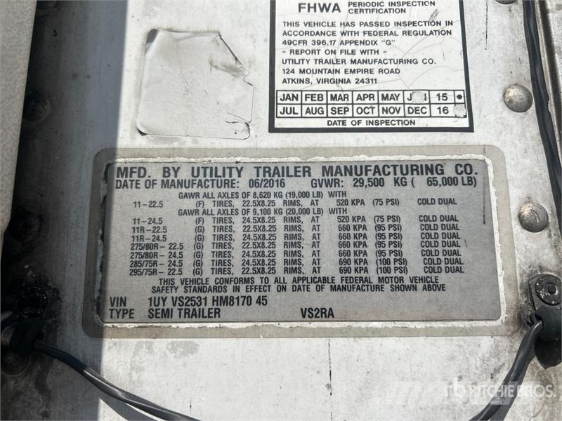 Utility 53 ft x 102 in T/A Refrigerated Trailer Kühlauflieger