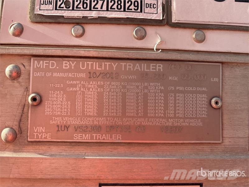 Utility VS2DX Box Trailers