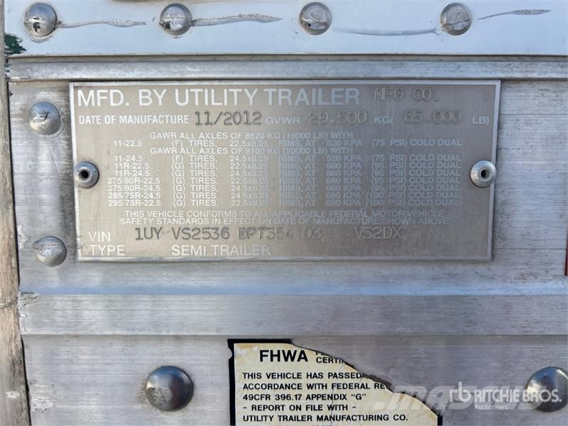 Utility VS2DX Box Trailers