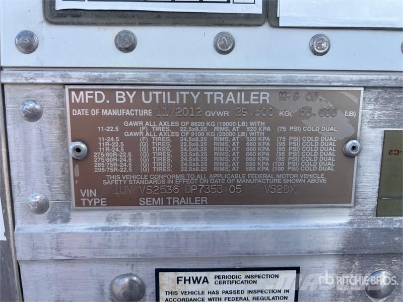 Utility VS2DX 箱體拖車