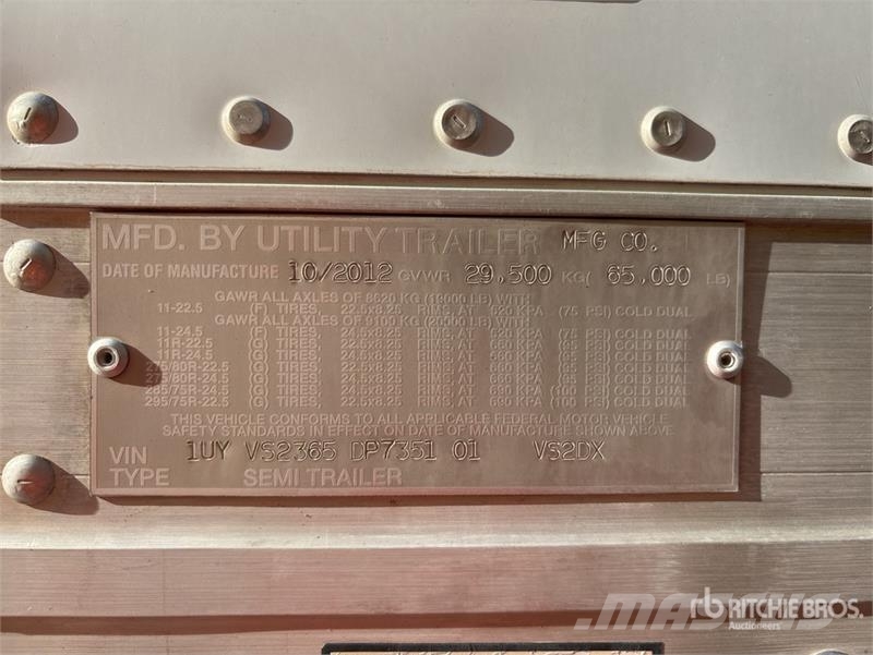 Utility VS2DX Box Trailers