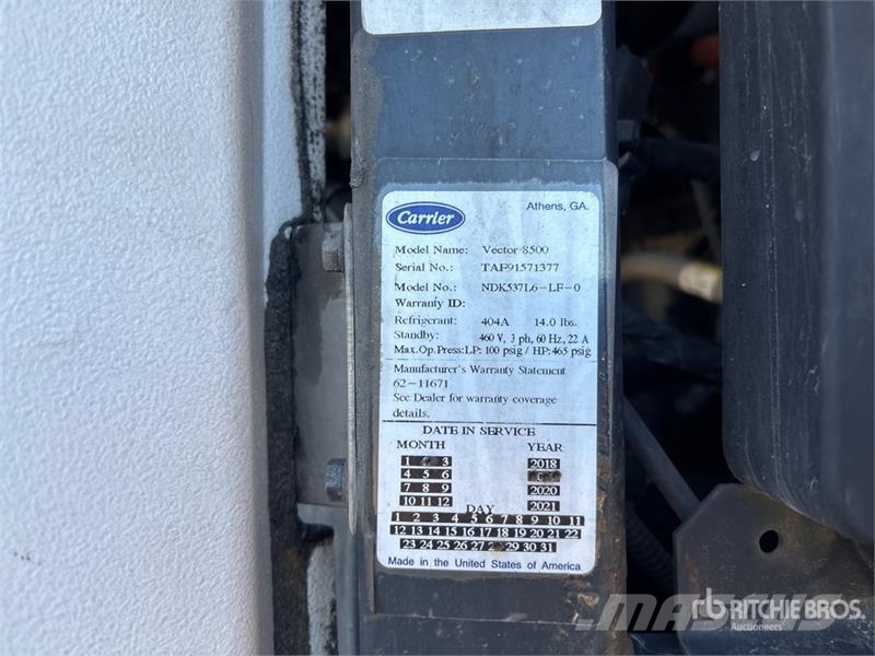 Utility VS2RA 53 ft x 102 in T/A Refrigerated Trailer Полуприцепы-рефрижераторы