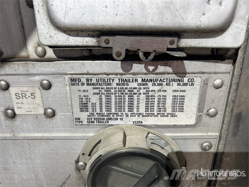 Utility VS2RA 53 ft x 102 in T/A Refrigerated Trailer Külmikpoolhaagised