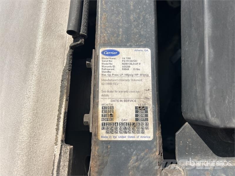 Utility VS2RA 53 ft x 102 in T/A Refrigerated Trailer Puspriekabės su izoterminiu kėbulu