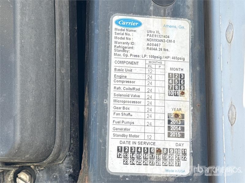 Utility VS2RA 53 ft x 102 in T/A Refrigerated Trailer Semi remorque frigorifique