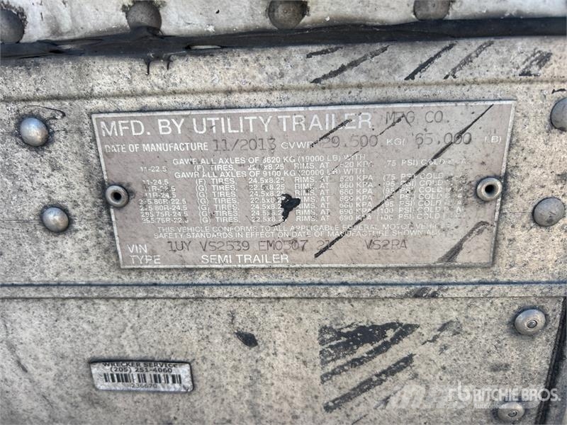 Utility VS2RA 53 ft x 102 in T/A Refrigerated Trailer Temperature controlled semi-trailers
